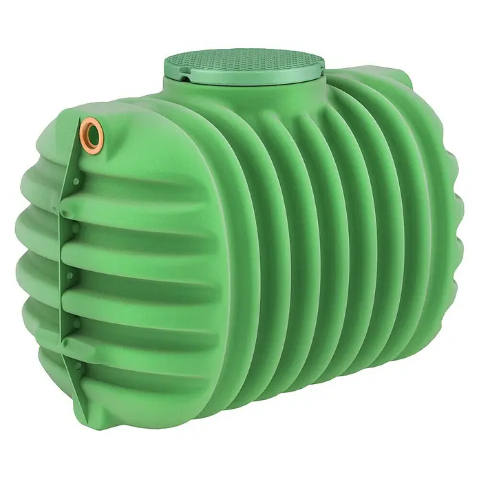 Garantia ProLine Regenwassererdtank Cristall - 1.600 l, Dunkelgrün - Linke Seitenansicht
