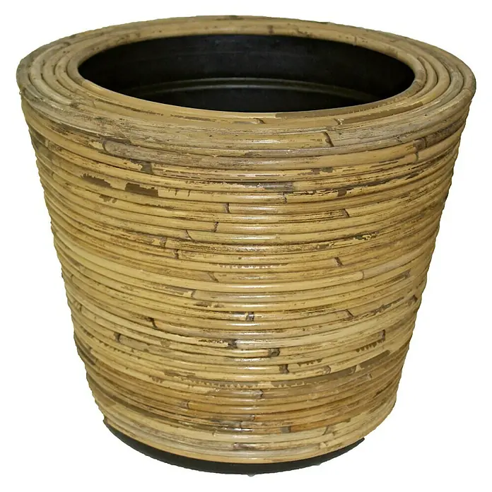 Van der Leeden Plantenpot - Naturel/grijs, 35 x 30 cm