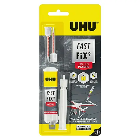 UHU  Adhesivo bicomponente Fast Fix²  Liquid plastic