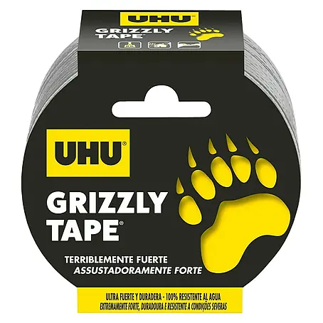 UHU  Cinta de tejido Fuerte Grizzly Tape