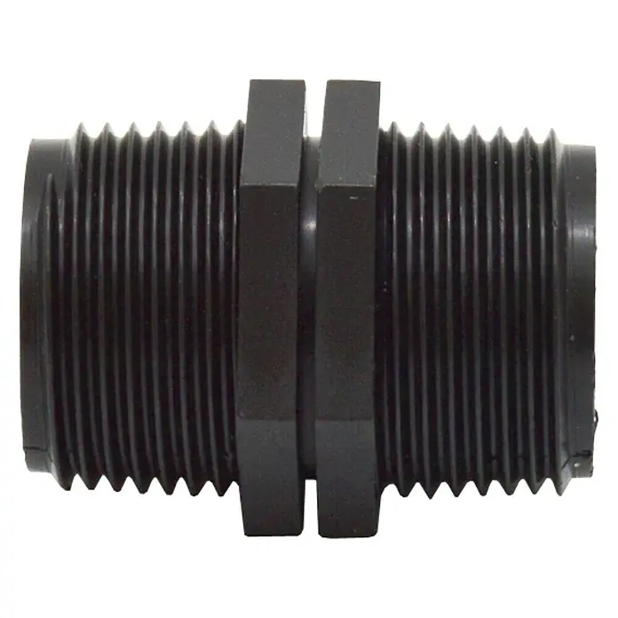 Machón roscado M-M - 1″, Plástico