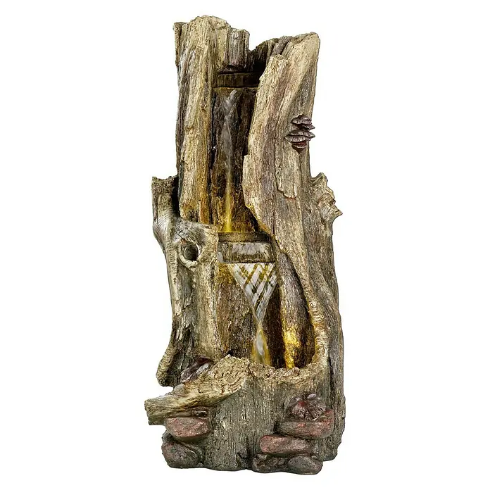 Fuente LED Kaska - L x An x Al: 40 x 46,5 x 103 cm, Natural, Fuente LED