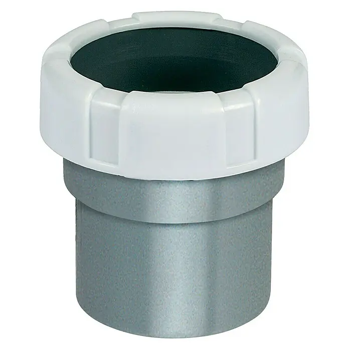 Manguito de unión para tubos mixto PVC M - sifón - PVC