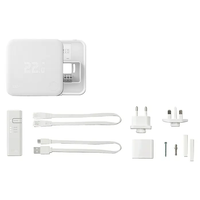 Tado Smartes Thermostat-Set V3+ (Verkabelt) - Internet Bridge, Smarte Steuerung: Tado App