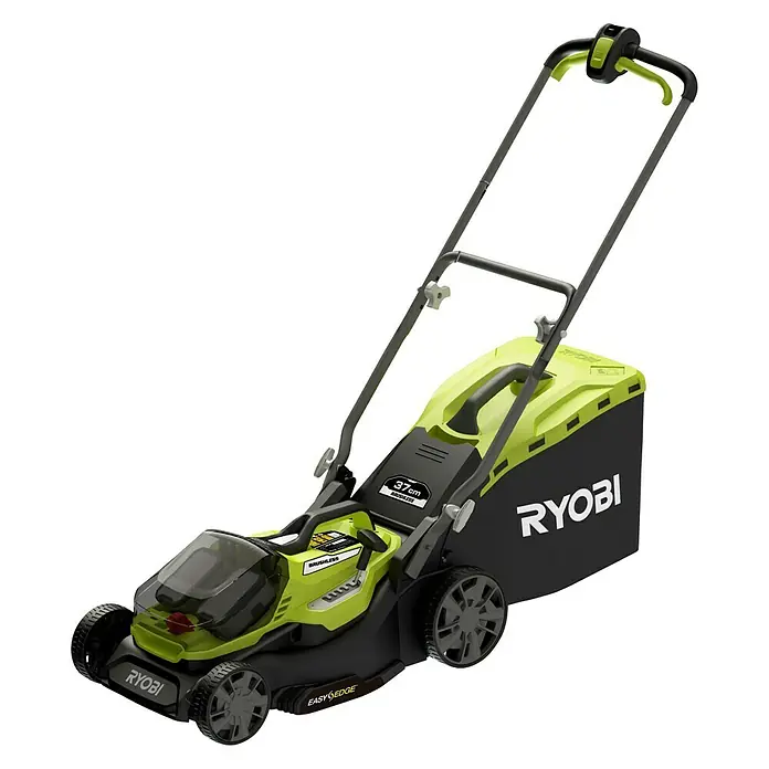Ryobi ONE+ Hybrid-Rasenmäher RY18LMX37A-225 - Li-Ionen, 2,5 Ah, 2 Akkus, Schnittbreite: 37 cm