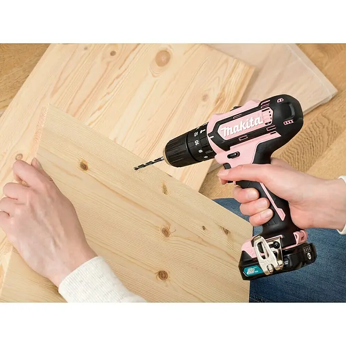 Makita Akku-Schlagbohrschrauber HP333DSAP - 12 V, 1 Akku, 2 Ah, Leerlaufdrehzahl: 0 U/min - 1.700 U/min