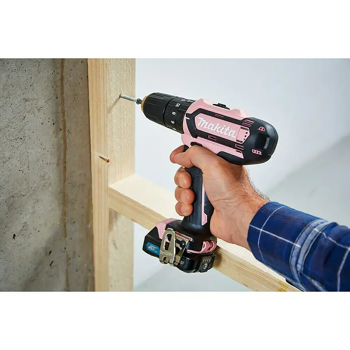 Makita Akku-Schlagbohrschrauber HP333DSAP - 12 V, 1 Akku, 2 Ah, Leerlaufdrehzahl: 0 U/min - 1.700 U/min
