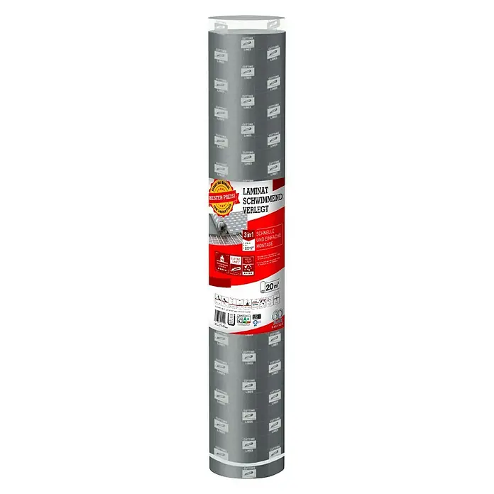Dämmunterlage XPS Light Aquastop - 20 m², Stärke: 1,6 mm