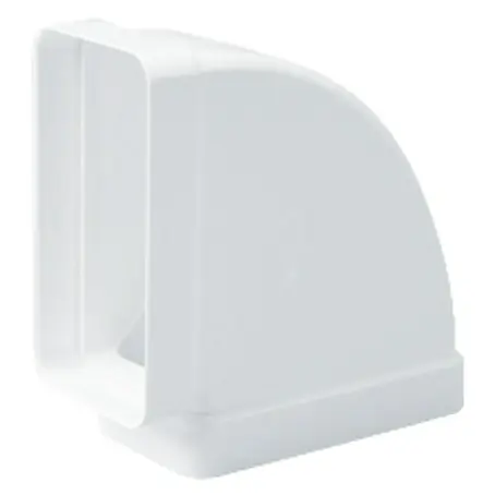 Codo horizontal rectangular Tubpla