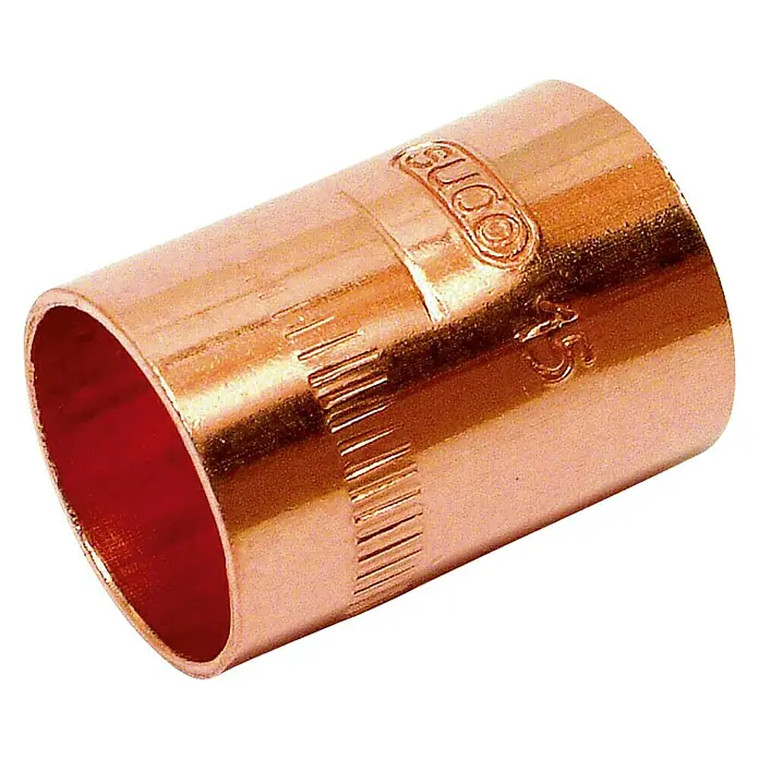 Manguito de cobre - 28 mm, 2 uds.