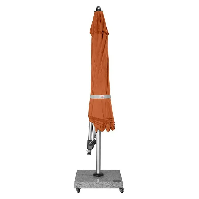 Doppler Expert Pendelschirm - Terracotta, 350 cm - Vorderansicht