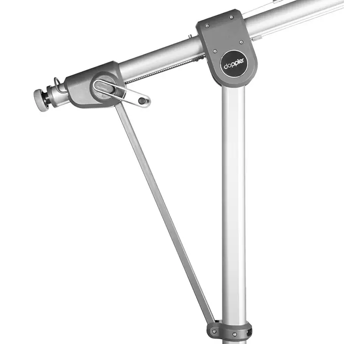 Doppler Expert Pendelschirm - Aquamarine, 350 cm - Detailaufnahme