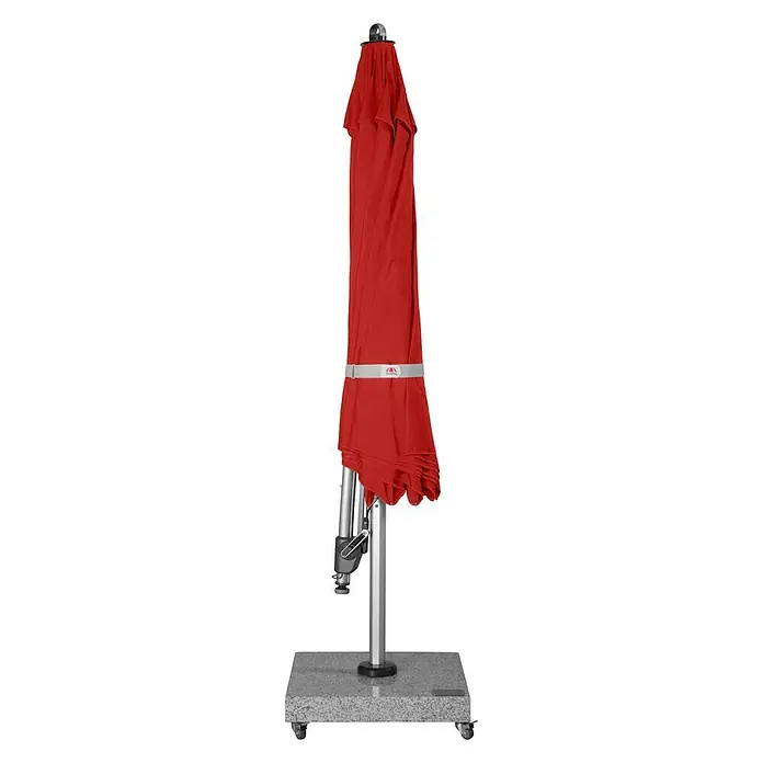 Doppler Expert Pendelschirm - Rot, 350 cm - Vorderansicht