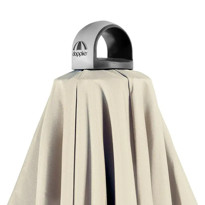 Doppler Expert Kurbelschirm Auto Tilt - Natur, Durchmesser: 280 cm - Detailaufnahme