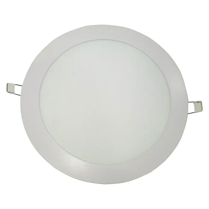 Downlight LED empotrable redondo - 12 W, Ø x Al: 17 x 1,4 cm, Blanco, Blanco frío