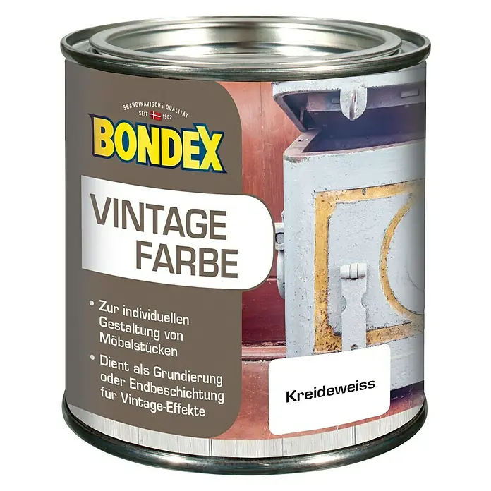 Bondex Vintage Farbe - Kreideweiß, 375 ml