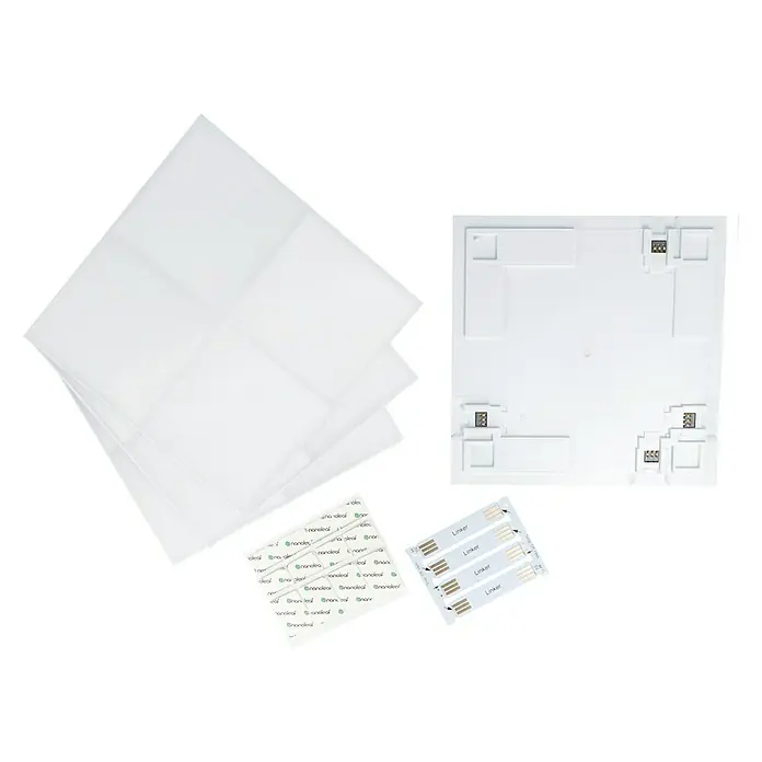 Nanoleaf LED-Panel Canvas Erweiterung - 4 W, L x B x H: 10,5 x 10,5 x 1 cm, Weiß, RGBW