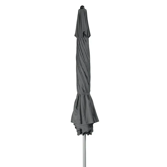 Doppler Active Kurbelschirm - Anthrazit, Durchmesser: 376 cm - Linke Seitenansicht