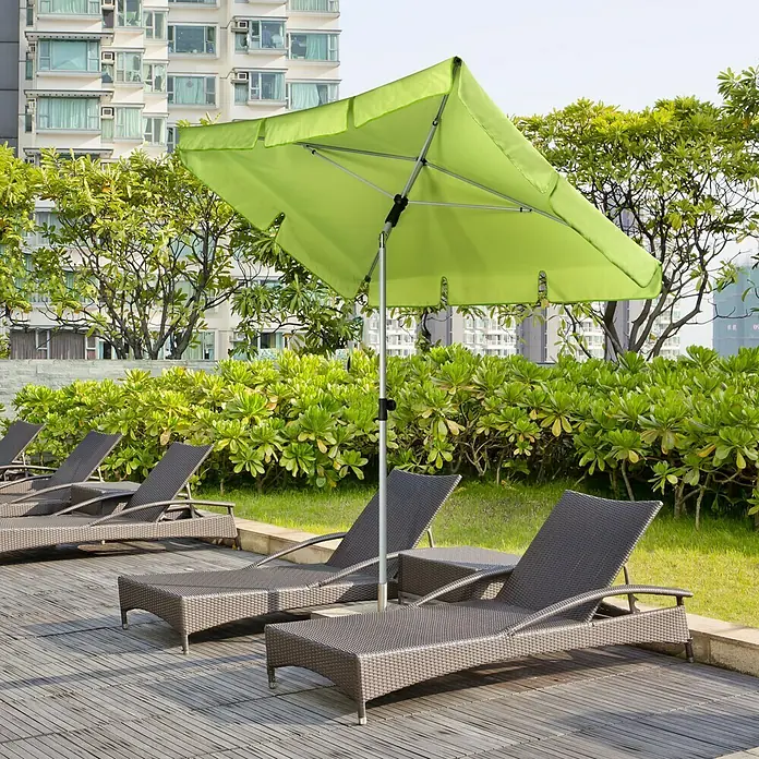 Doppler Sonnenschirm Active Paragon - Fresh Green, 180 x 120 cm - Anwendungsbeispiel