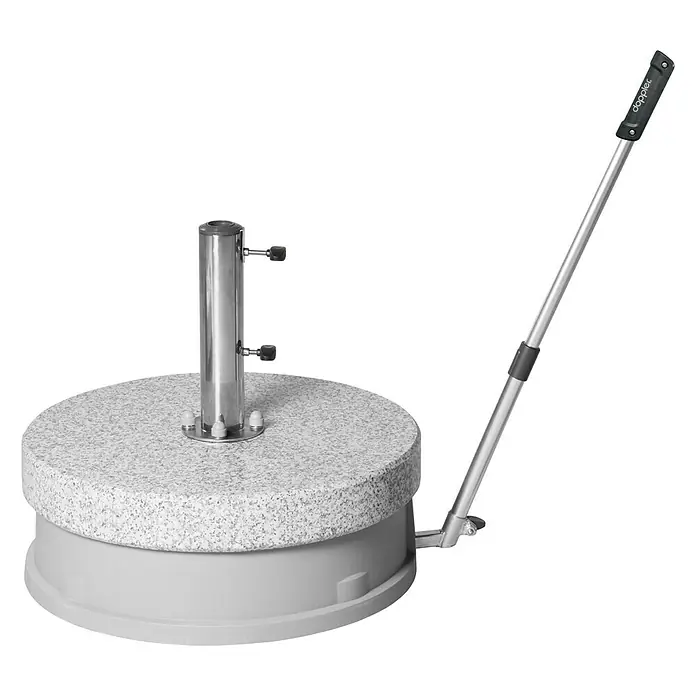 Doppler Expert Granitschirmständer Easy Move - 70 kg, 60 cm - Detailaufnahme