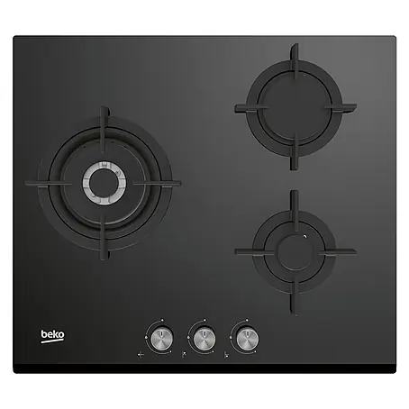 Beko  Placa de cocción de cristal gas HISW  63222 SO