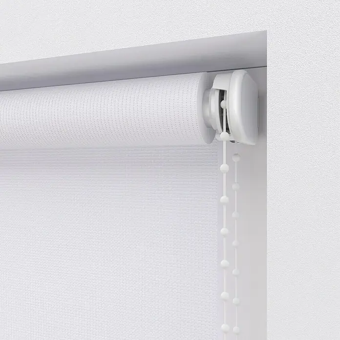 Rollo Screen - B x H: 60 x 190 cm, Weiß - Detailaufnahme