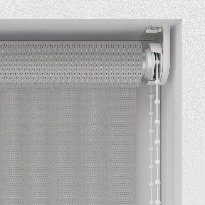 Rollo Screen - B x H: 60 x 190 cm, Silber - Detailaufnahme