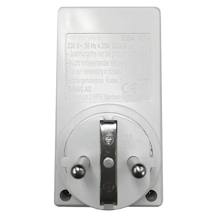 Voltomat Funksteckdosen-Set 3+1 - Weiß, 1.000 W - Vorderansicht
