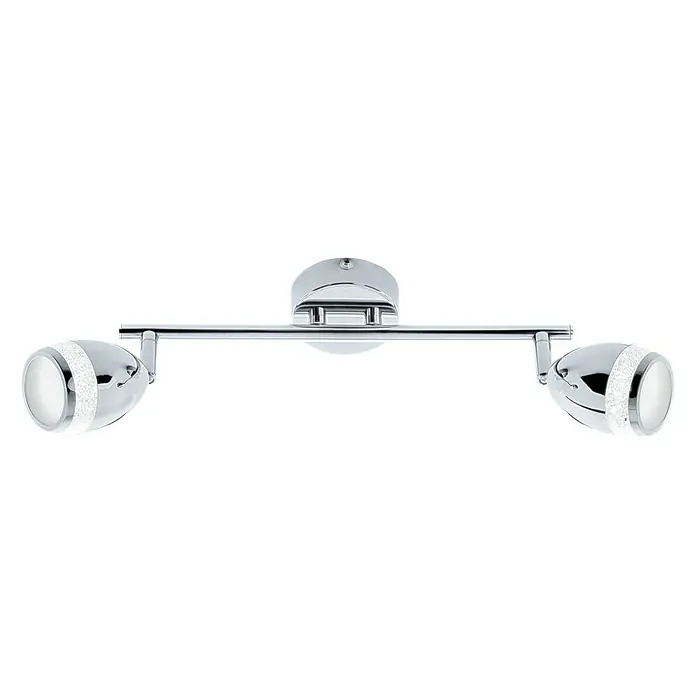 Briloner Regleta LED - 4 W, Cromo, An x Al: 8 x 12,3 cm, Color de luz: Blanco neutro