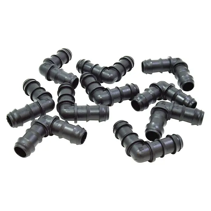 Codo goteo - Diámetro: 16 mm, 10 ud., Plástico