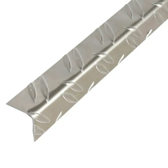 Kantoflex Ángulo de chapa estriada - L x An x Al: 2.000 x 29,5 x 29,5 mm, Aluminio
