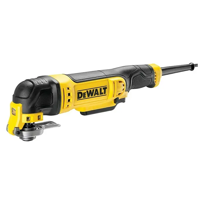Dewalt Multifunktionswerkzeug DWE315 - 300 W, ± 1,6° - Linke Seitenansicht