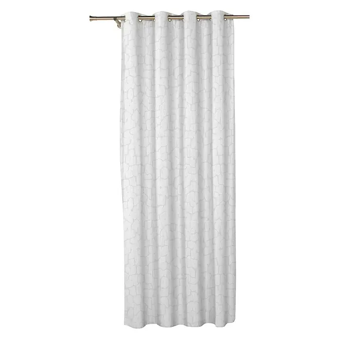 Visillo para ventana Jet Lag - 140 x 270 cm, 100% poliéster fil coupé, Blanco