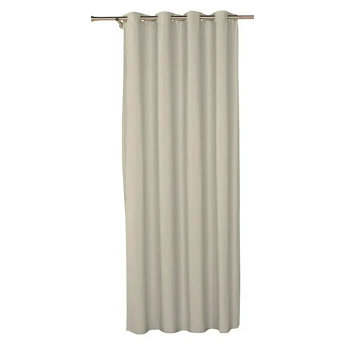 Visillo para ventana Eser - 140 x 270 cm, 100% poliéster, Marrón