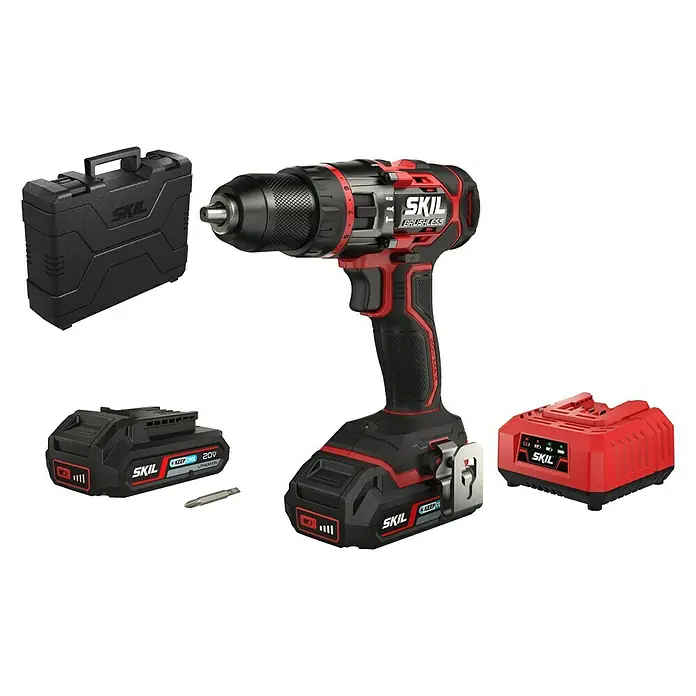 Skil Energy Platform Akku-Schlagbohrmaschine 3070 HC - 18 V, 2 Akkus, 2 Ah - Linke Seitenansicht
