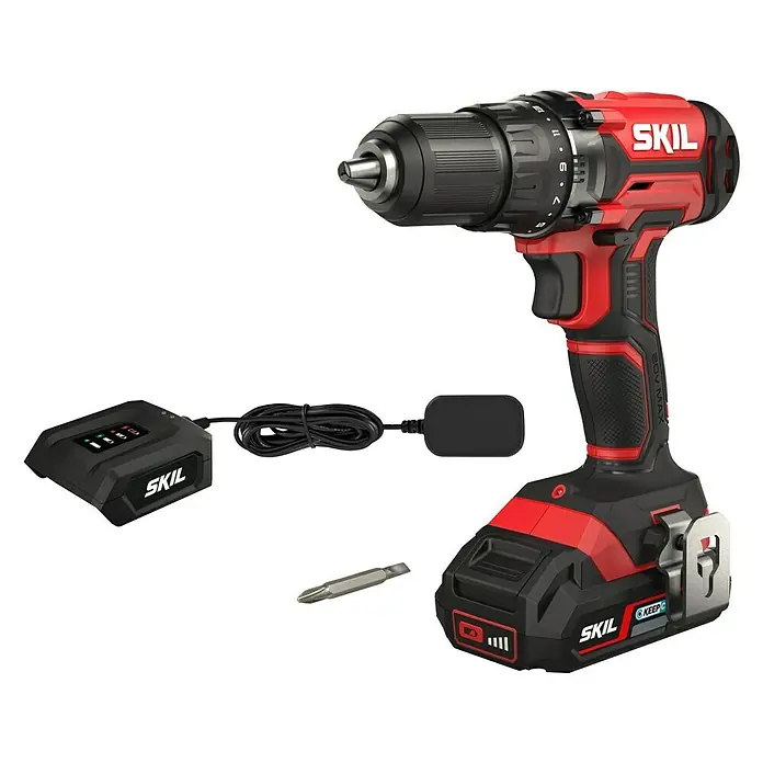 Skil Energy Platform Akku-Bohrschrauber 3008 AA - 18 V, 1 Akku, 2 Ah, 0 U/min - 1.450 U/min, 5 -tlg. - Linke Seitenansicht