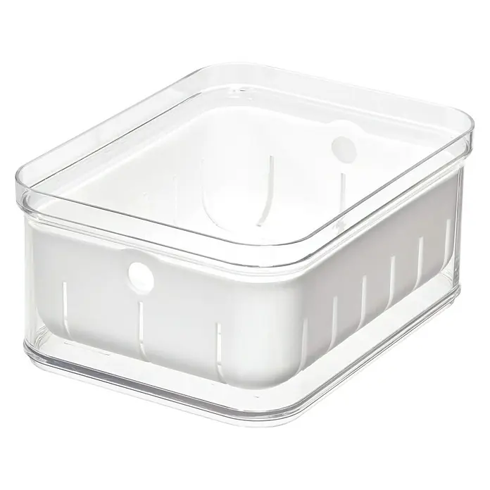 Organizador con escurridor Crisp - Transparente