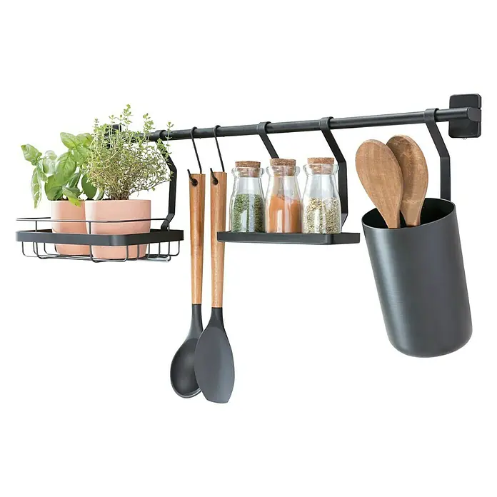 Barra para cocina Austin - Largo: 64,11 cm, Negro