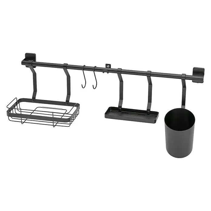 Barra para cocina Austin - Largo: 64,11 cm, Negro