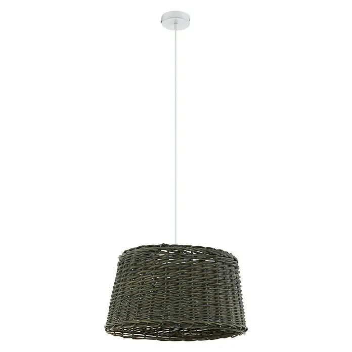 Eglo Pendelleuchte Dovenby - Ø x H: 510 mm x 110 cm, Braun - Vorderansicht