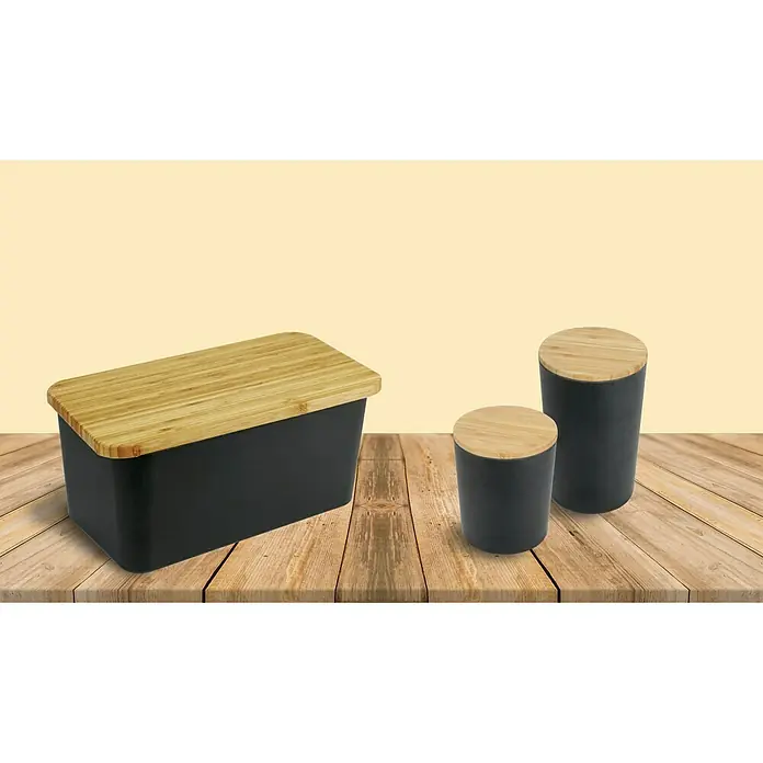 Jocca Panera - Negro, Bambú