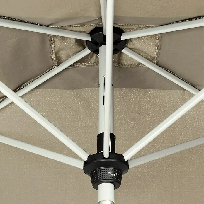 Doppler Active Sonnenschirm Auto Tilt - Natur, 300 x 200 cm - Detailaufnahme