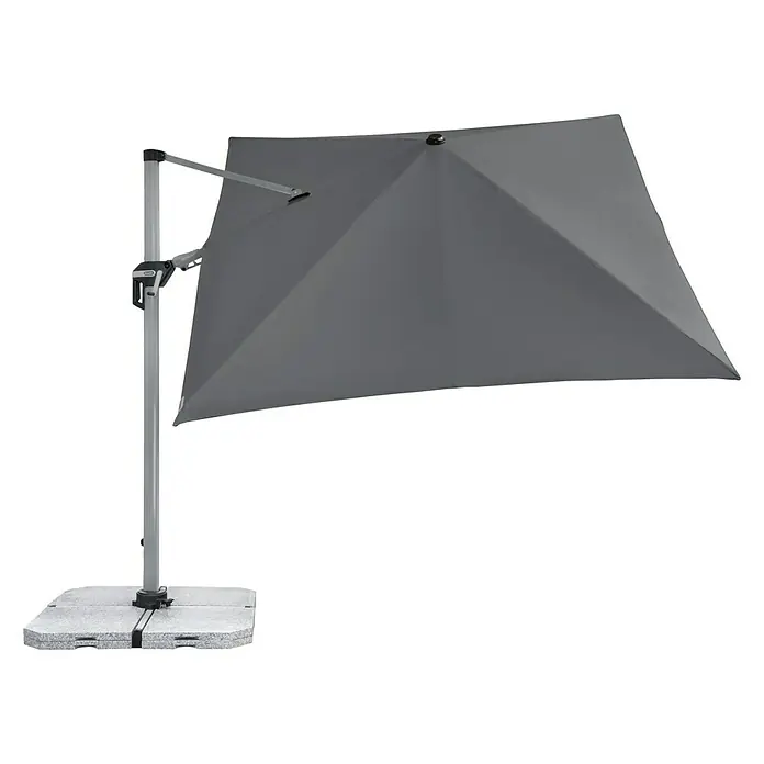 Doppler Active Pendelschirm - Anthrazit, 350 x 260 cm - Vorderansicht