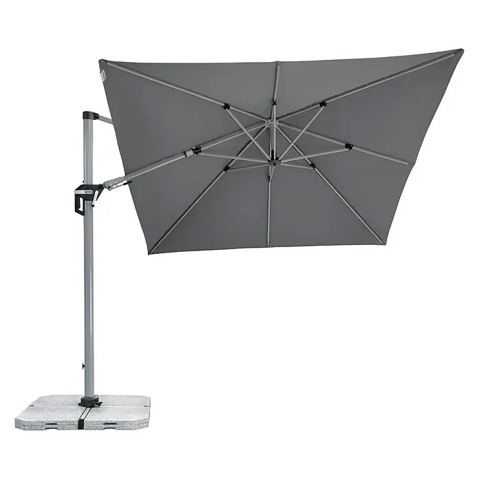 Doppler Active Pendelschirm - Anthrazit, 350 x 260 cm - Vorderansicht