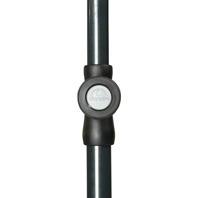 Doppler Sonnenschirm Sunline Waterproof III - Anthrazit, 260 x 150 cm - Detailaufnahme