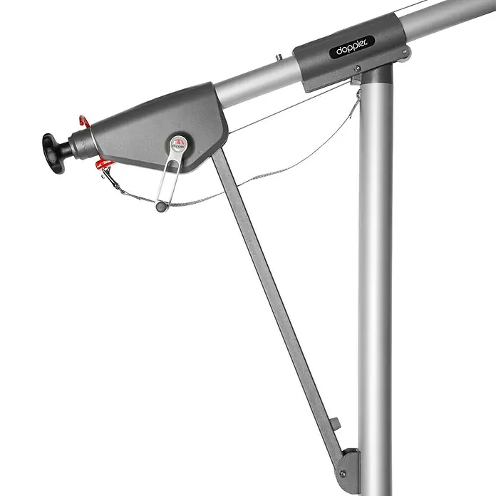 Doppler Sunline Pendelschirm - Natur, L x B: 298 x 225 cm - Detailaufnahme