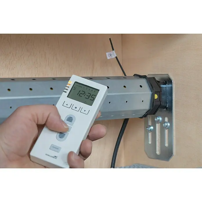 Schellenberg Funk-Rohrmotor Premium 6 Mini - Max. Rollladenfläche: 4 m² bei Kunststoffrollläden, Einbaulänge: 570 mm, Zugkraft: 15 kg