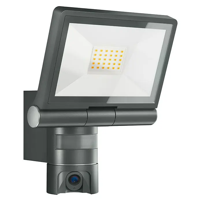 Steinel LED-Außenwandleuchte XLED CAM - 21 W, 16,7 x 21 x 27,5 cm, IP44