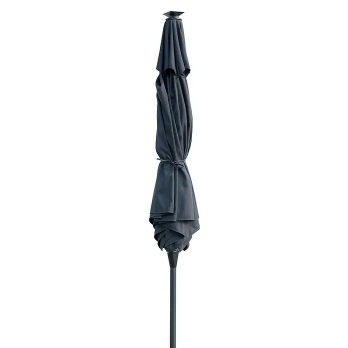 Doppler Active LED-Sonnenschirm Auto Tilt - Anthrazit, Durchmesser: 300 cm - Rechte Seitenansicht
