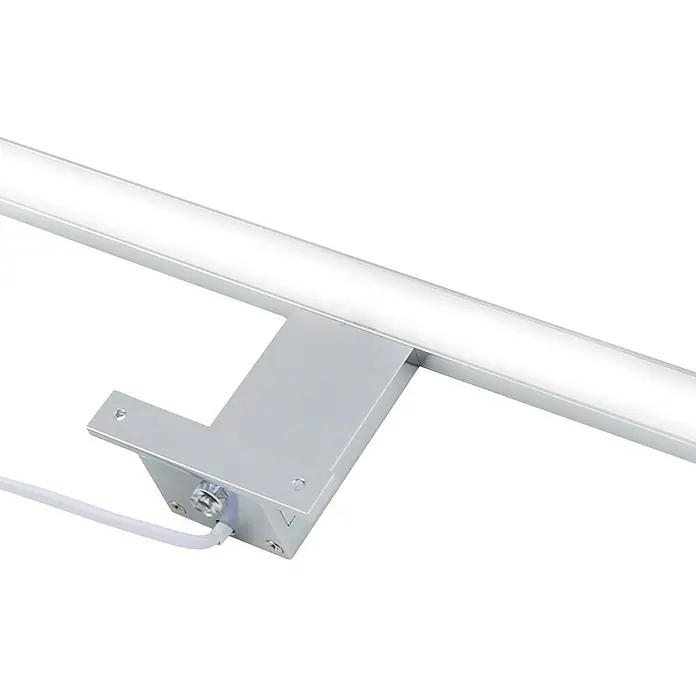 Briloner Aplique LED para espejo - 8 W, Plateado, L x An x Al: 60 x 10,3 x 3,6 cm